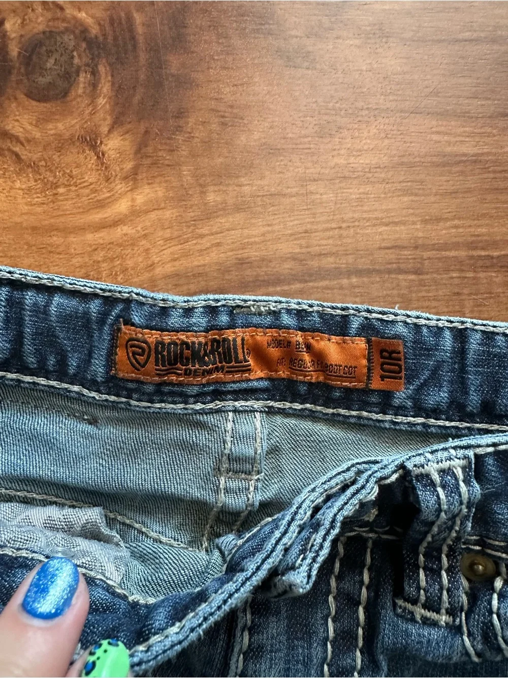 Kids Blue Denim Jeans - Bootcut